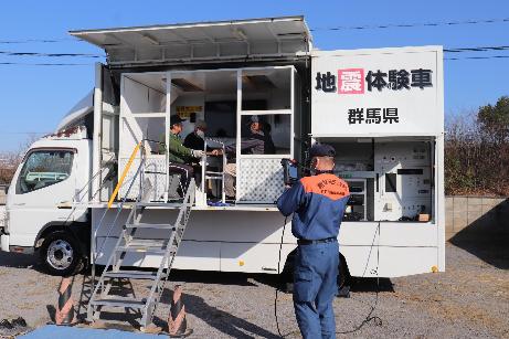 上江黒区自主防災組織の防災訓練の様子