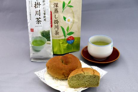 掛川茶入りパン