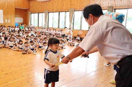 親と子のよい歯のコンクール表彰