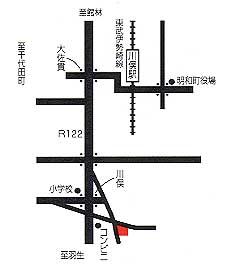 記念碑及び史跡指定場所の地図